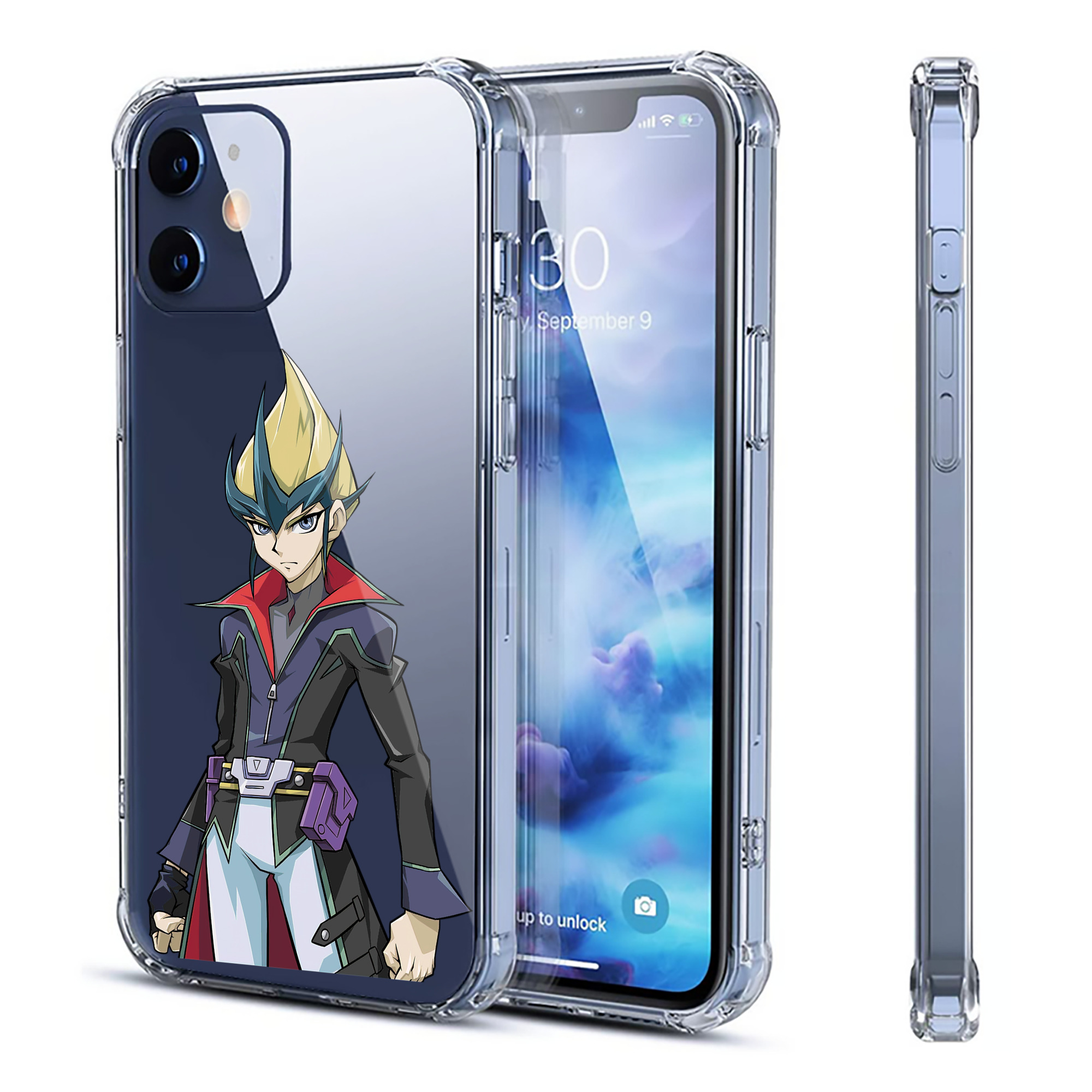 （画像用） 遊☆戯☆王 Yu-Gi-Oh! 【iPhone 12シリーズ対応】透明スマホケース（クリアソフトケース）